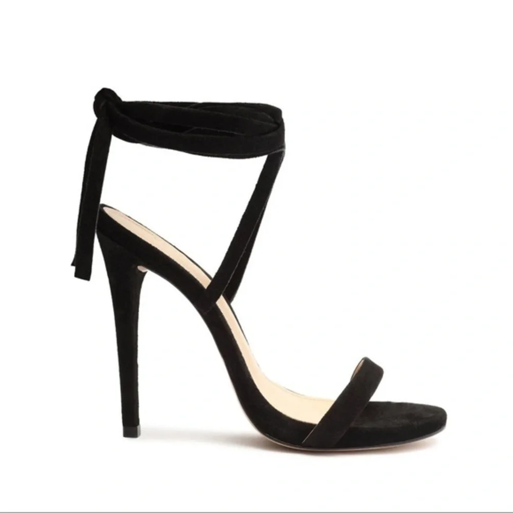 Schutz Suede heel sandal